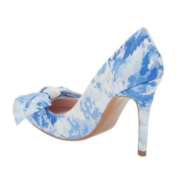Ted Baker Blue Floral Heels - Picture 3 of 8